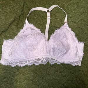 Aerie Lace Bralette in Soft White
